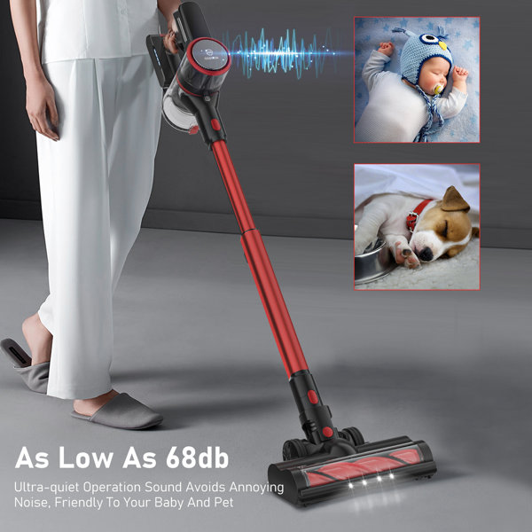MOOSOO 6In1 Lightweight Cordless Stick Vacuum Cleaner 24KPa K17 Pro